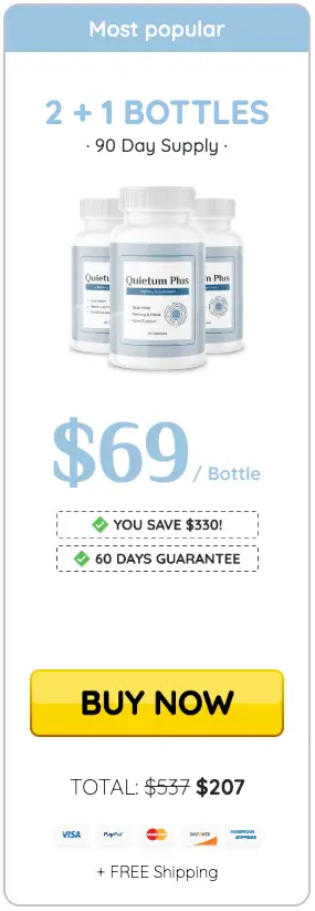 Quietum Plus Buy 3 Bottles